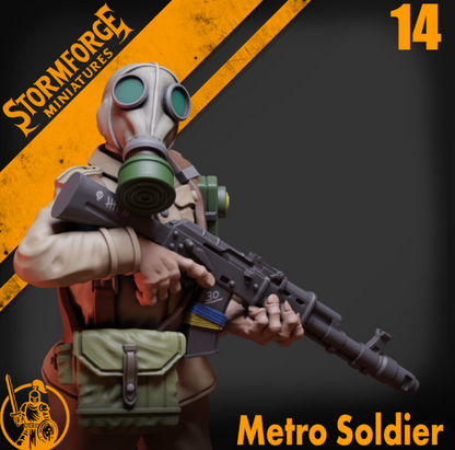 Radiation Zone - Metro Soldier - 14 (unpainted)