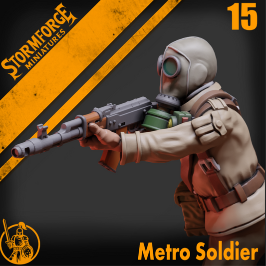 Radiation Zone - Metro Soldier - 15 (unpainted)