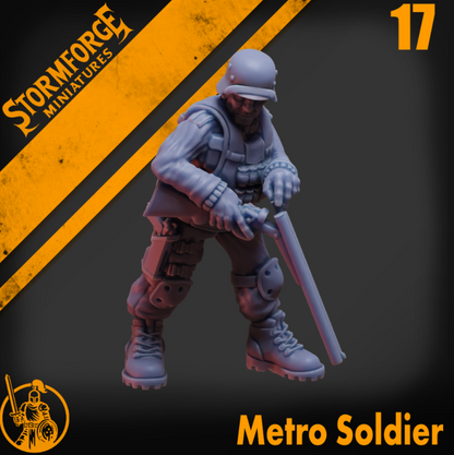 Radiation Zone - Metro Soldier - 17 (unpainted)