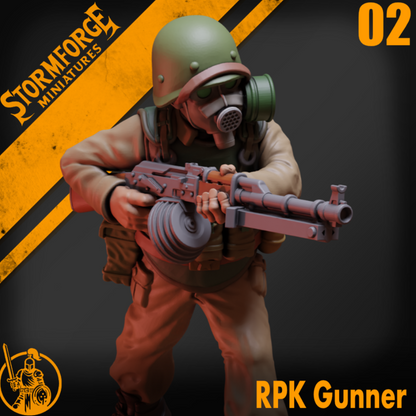 Radiation Zone - RPK Gunner - 02 (unpainted)