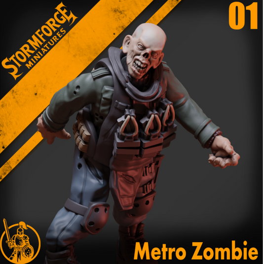 Radiation Zone - Metro Zombie - 01 (unpainted)