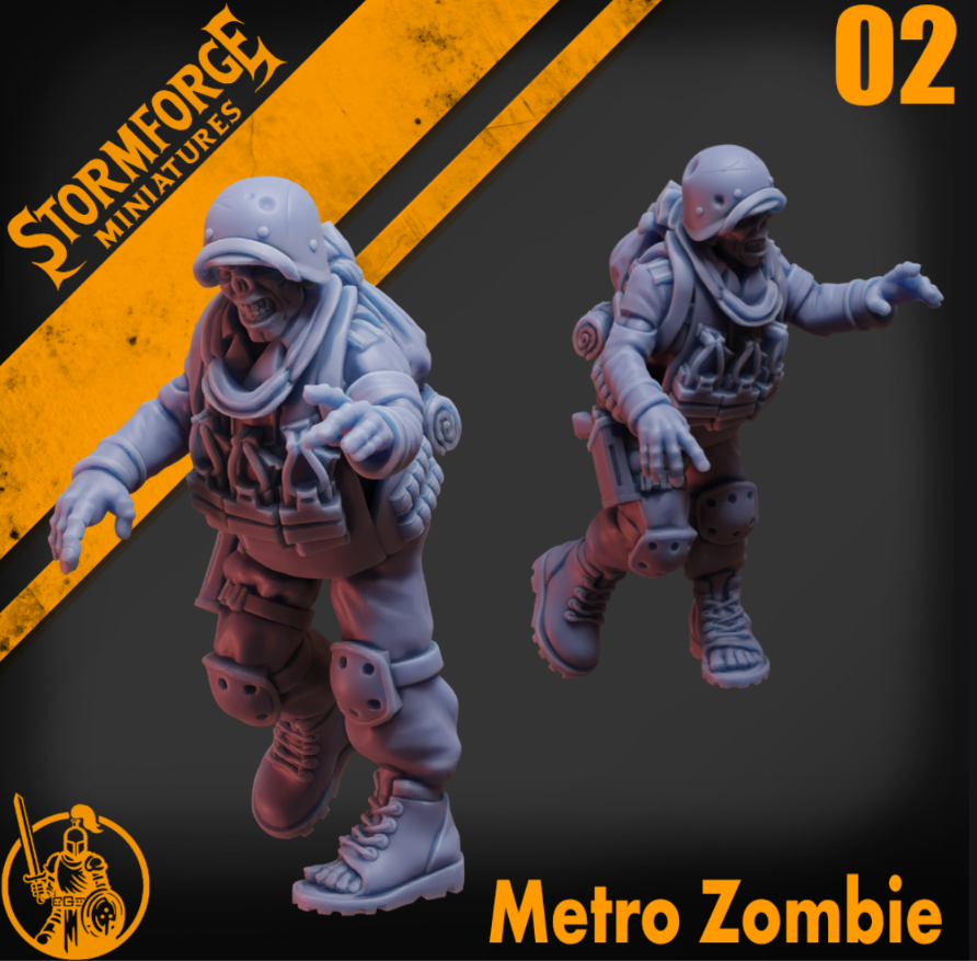 Radiation Zone - Metro Zombie - 02 (unpainted)