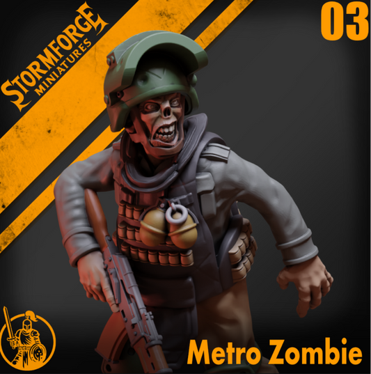 Radiation Zone - Metro Zombie - 03 (unpainted)