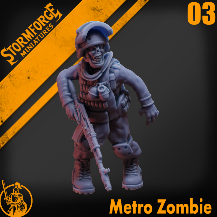 Radiation Zone - Metro Zombie - 03 (unpainted)