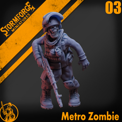 Radiation Zone - Metro Zombie - 03 (unpainted)