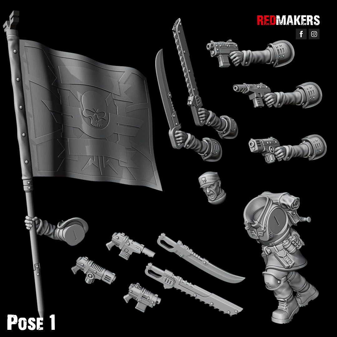 Shock Troops - Command Squad - Pose 1