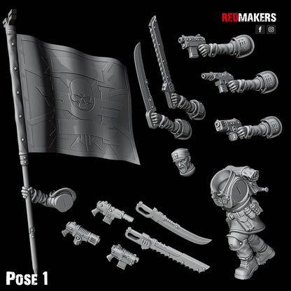 Shock Troops - Command Squad - Pose 1