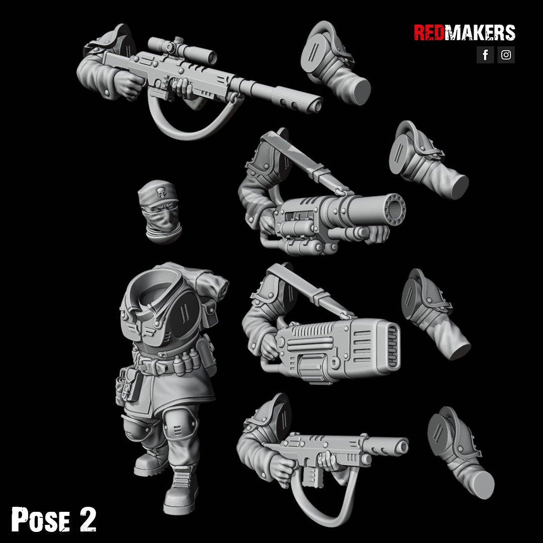 Shock Troops - Command Squad - Pose 2