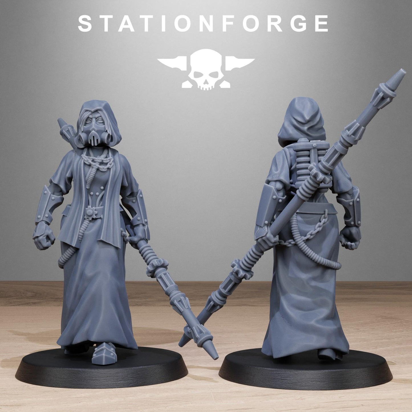 Scavenger Sister Priests - Set of 10 | Grimdark | Sci-Fi Future | Tabletop Wargaming