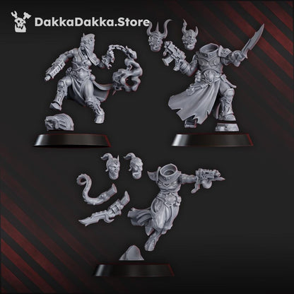 K.I.N.K. Castle Executants Part 1 - Set of 10 | Grimdark | Sci-Fi Future | Tabletop Wargaming