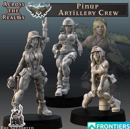 Pinup Artillery Crew - Set of 3