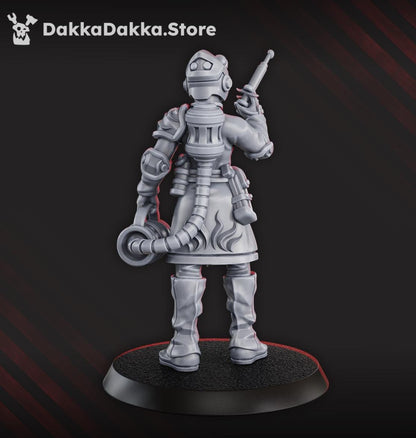 Dashing Nebula Warrior - Medic | Grimdark | Sci-Fi Future | Tabletop Wargaming