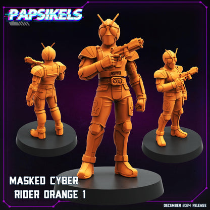 Masked Cyber Rider Orange - 1