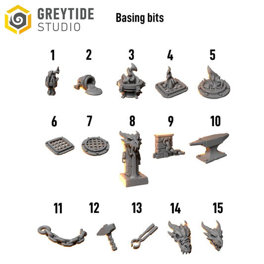 Bits - Anvil Warden Basing Bits - Set of 15