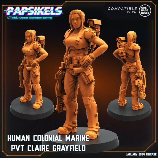 Human Colonial Marine - PVT Claire Grayfield
