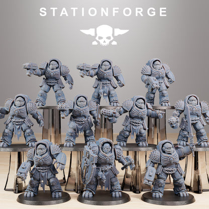 Socratis Doom Reaper Vanguards - Set of 10 |  Wargame Proxy | Sci-Fi | Cyberpunk