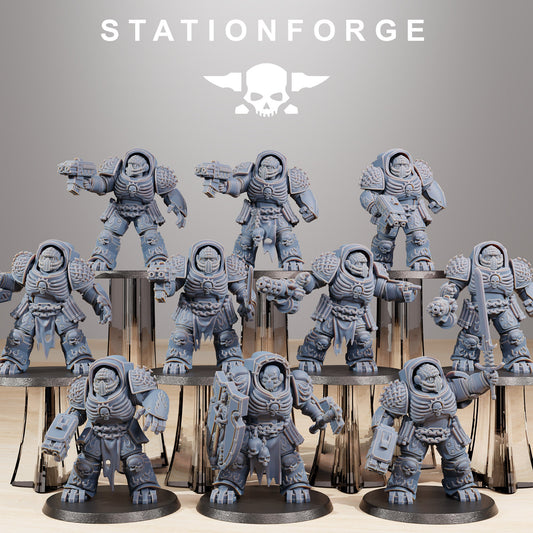Socratis Doom Reaper Vanguards - Set of 10 |  Wargame Proxy | Sci-Fi | Cyberpunk
