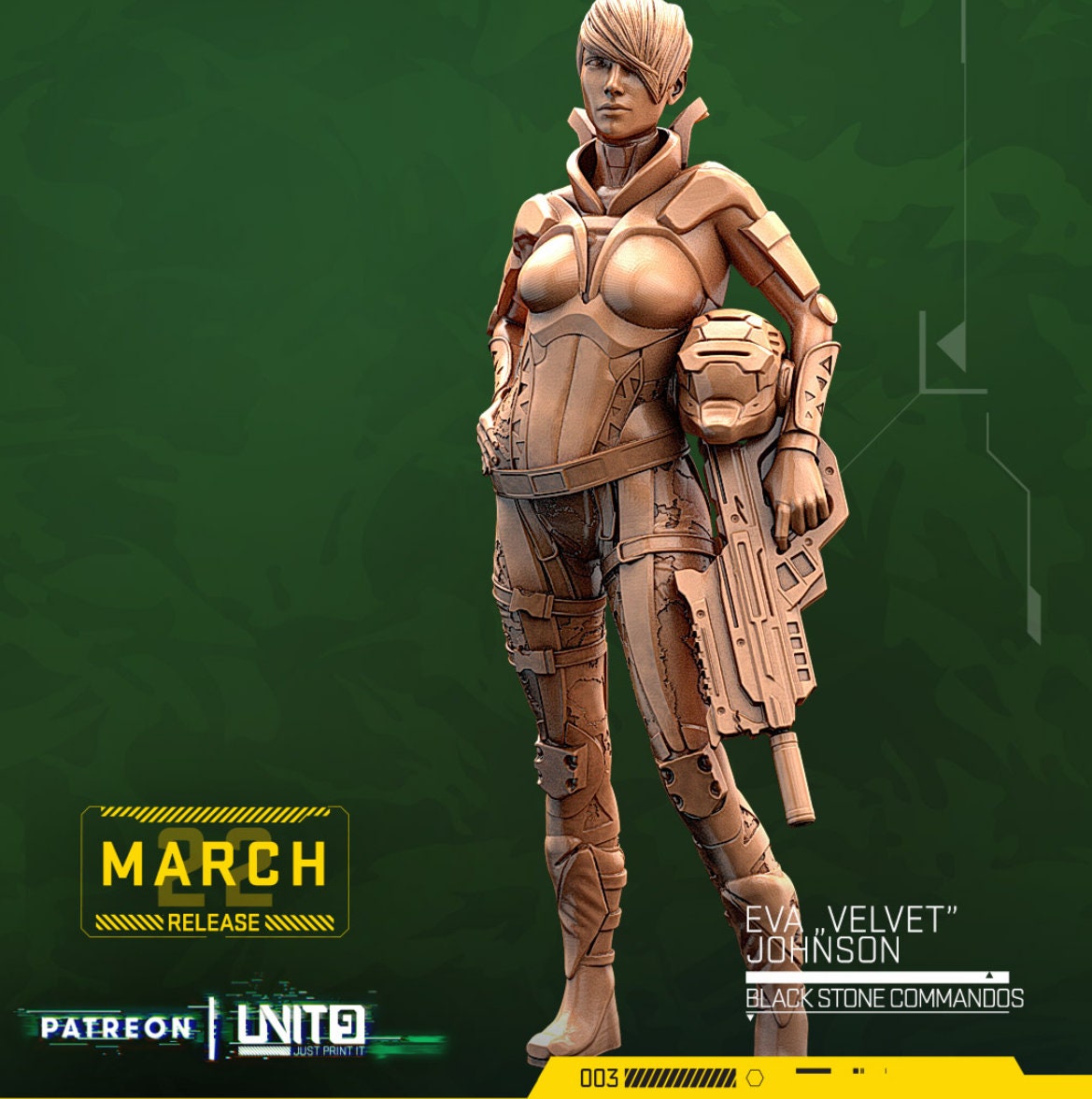 Black Stone Commandos - Eva Velvet Johnson