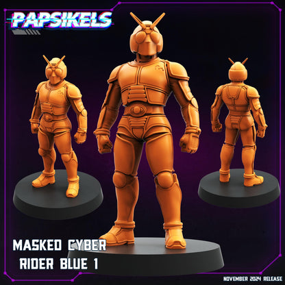 Masked Cyber Rider Blue 1