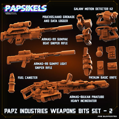 PAPZ Industries Weapon Bits Set 2 - 13 Pack
