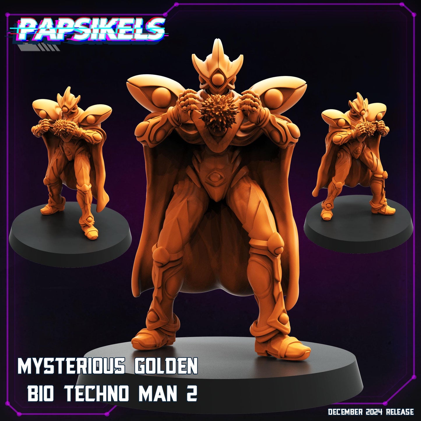 Mysterious Golden Bio Techno Man - 2