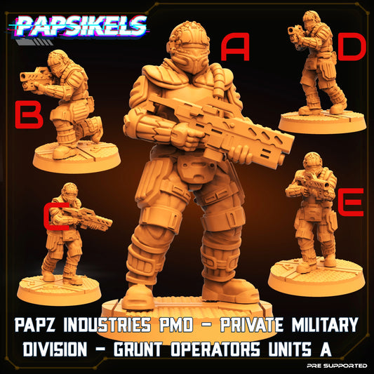 PAPZ Industries PMD - Private Military Division - Grunt Operators