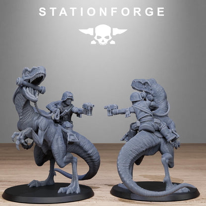 GrimGuard Jungle Raptors - Set of 10 | Grimdark | Sci-Fi Future | Tabletop Wargaming