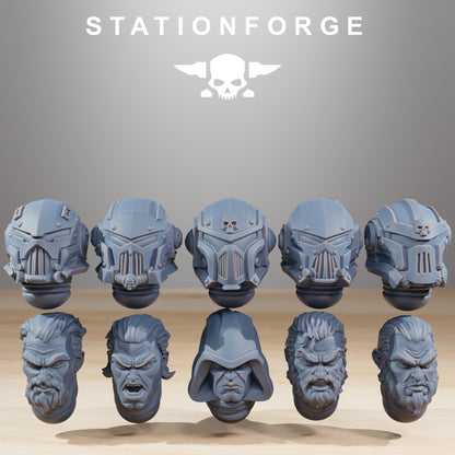 Socratis Crusaders - Set of 10 |  Wargame Proxy | Sci-Fi | Cyberpunk