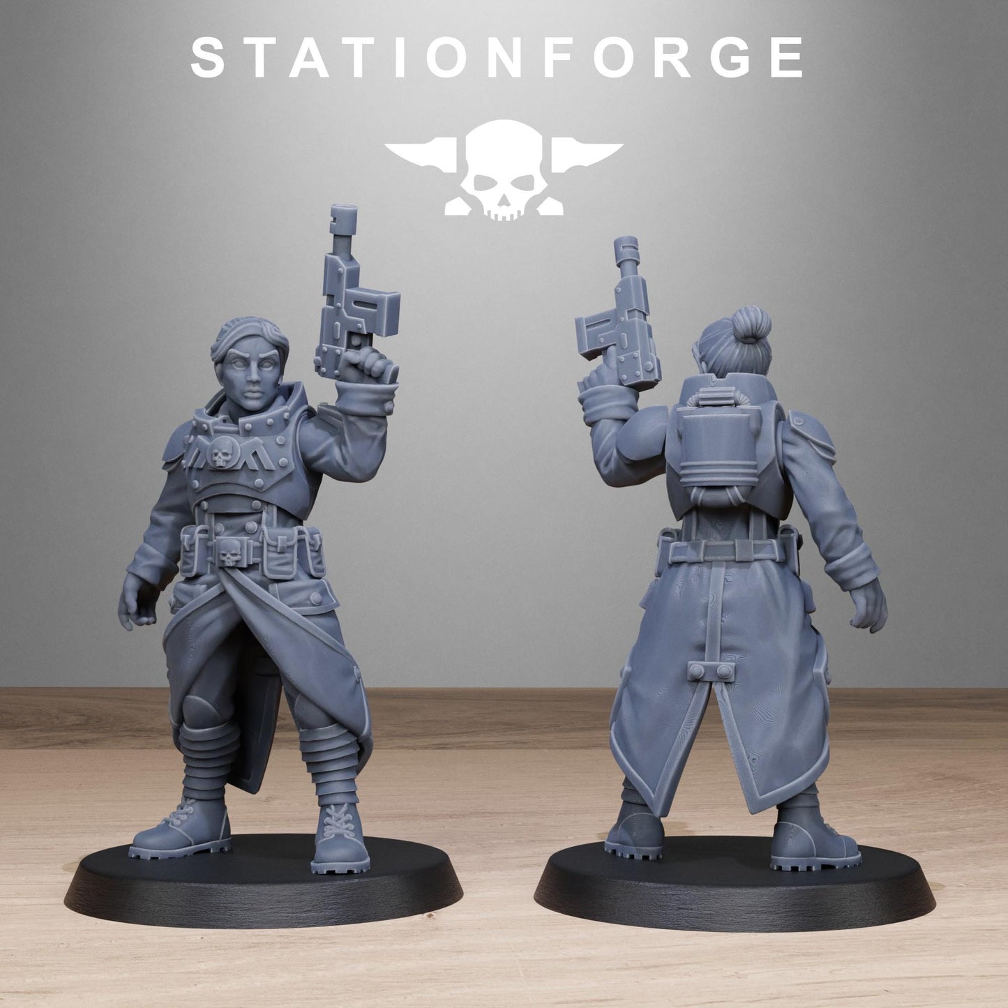 GrimGuard Sisters - Set of 10 | Grimdark | Sci-Fi Future | Tabletop Wargaming