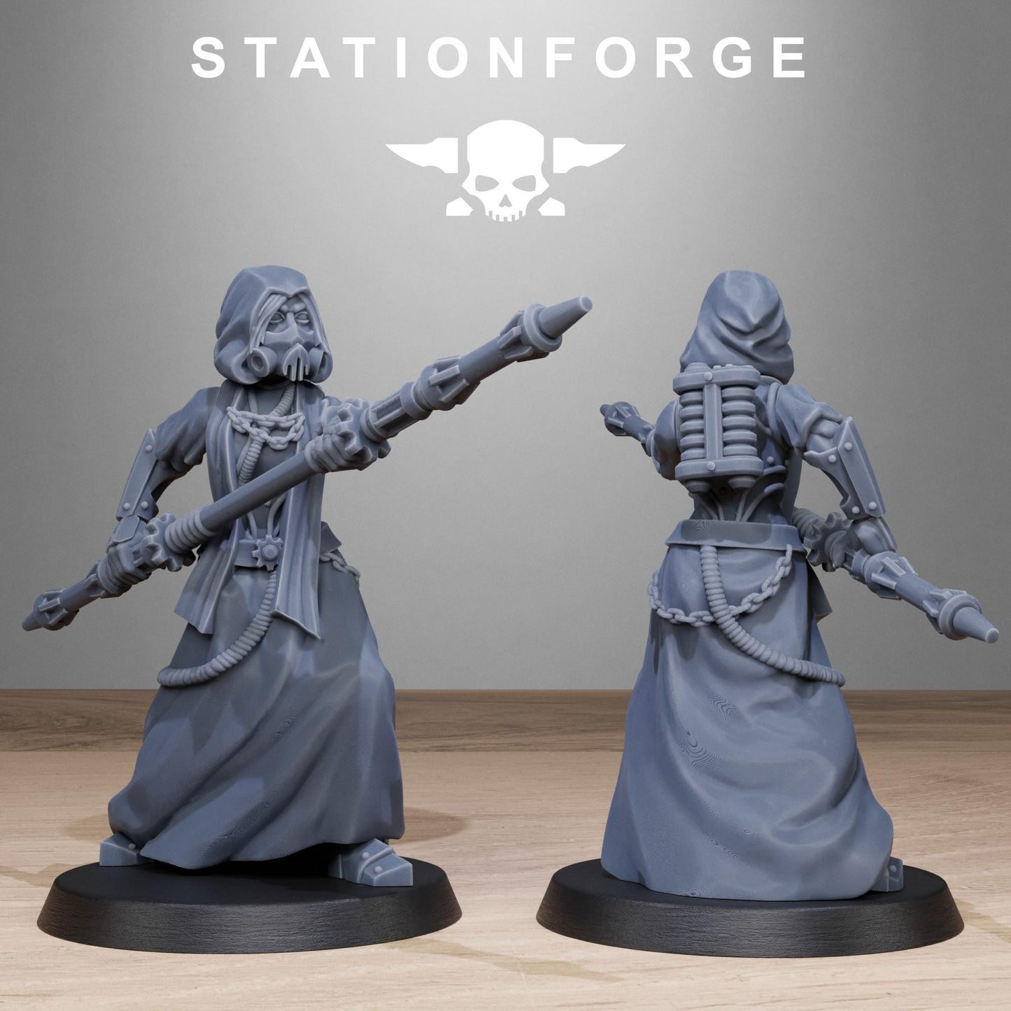 Scavenger Sister Priests - Set of 10 | Grimdark | Sci-Fi Future | Tabletop Wargaming