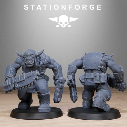 Orkaz Bros Infantry - Set of 10 | Grimdark | Sci-Fi Future | Tabletop Wargaming