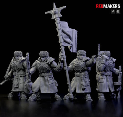 Ice Warriors - Command Squad of the Imperial Force - Set of 4