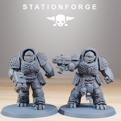 Socratis Doom Reaper Vanguards - Set of 10 |  Wargame Proxy | Sci-Fi | Cyberpunk