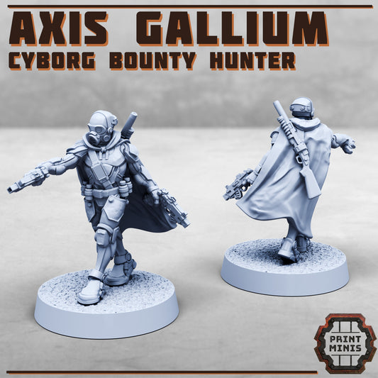 Cyborg Bounty Hunter - Axis Gallium