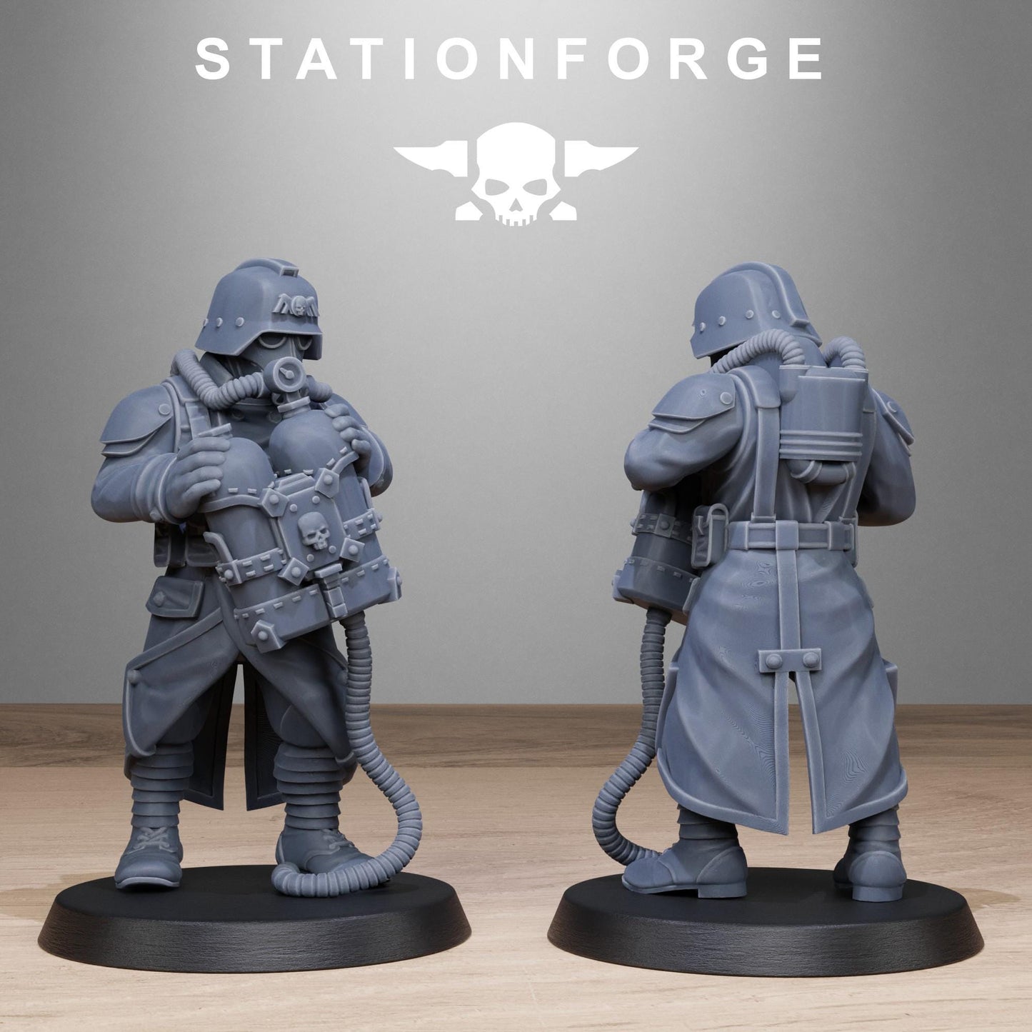 GrimGuard Flamers - Set of 10 | Grimdark | Sci-Fi Future | Tabletop Wargaming