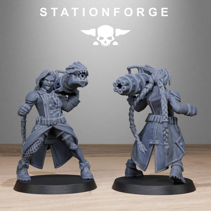GrimGuard Sisters - Set of 10 | Grimdark | Sci-Fi Future | Tabletop Wargaming