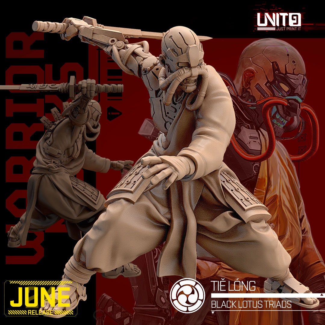 Black Lotus Triads - Tie Long - v2