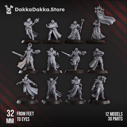 Liquidation Team of Ordine Vendetta - Set of 12 | Grimdark | Sci-Fi Future | Tabletop Wargaming