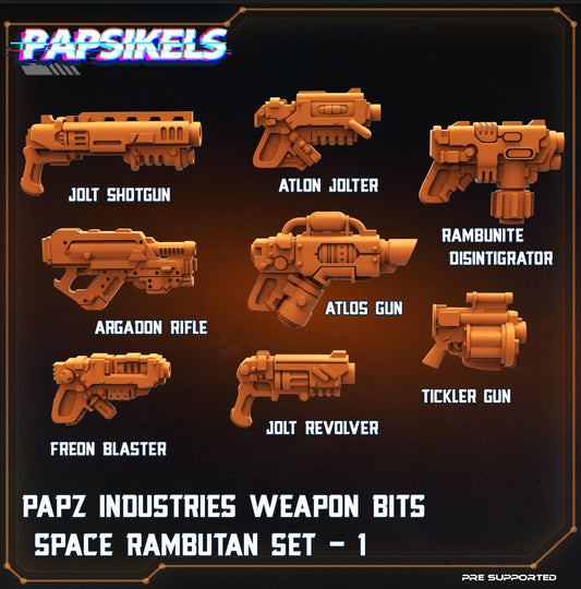 PAPZ Industries Weapon Bits Space Rambutan Set 1 - 8 Pack