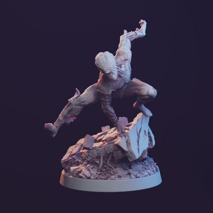 Spider Zombie | DnD Miniatures | Tabletop Gaming | Sci-Fi | Cyberpunk | 28mm | Walking Dead | Wasteland | Zombicide