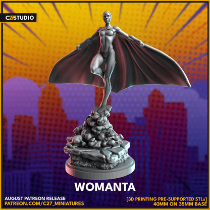 Womanta | 40mm Crisis Protocol | Tabletop Gaming | Tabletop Miniature | Superhero | MCP