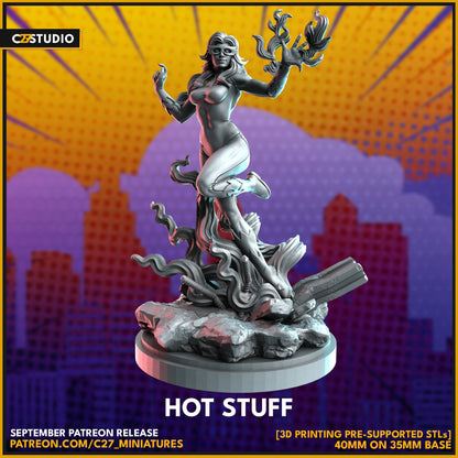 Hot Stuff | 40mm Crisis Protocol | Tabletop Gaming | Tabletop Miniature | Superhero | MCP