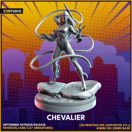 Chevalier | 40mm Crisis Protocol | Tabletop Gaming | Tabletop Miniature | Superhero | MCP