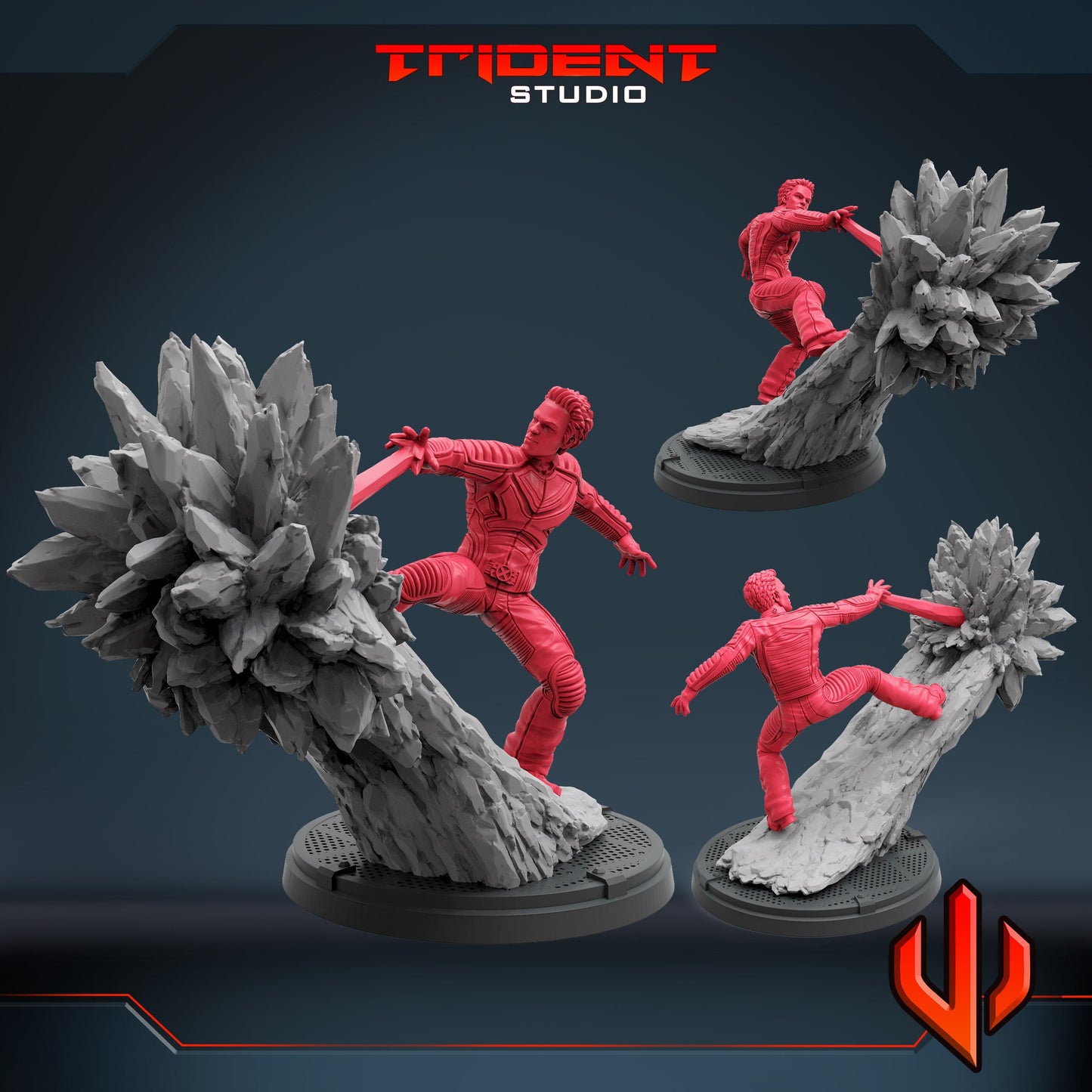 Icey - A  | 40mm Crisis Protocol | Tabletop Gaming | Tabletop Miniature | Superhero | MCP