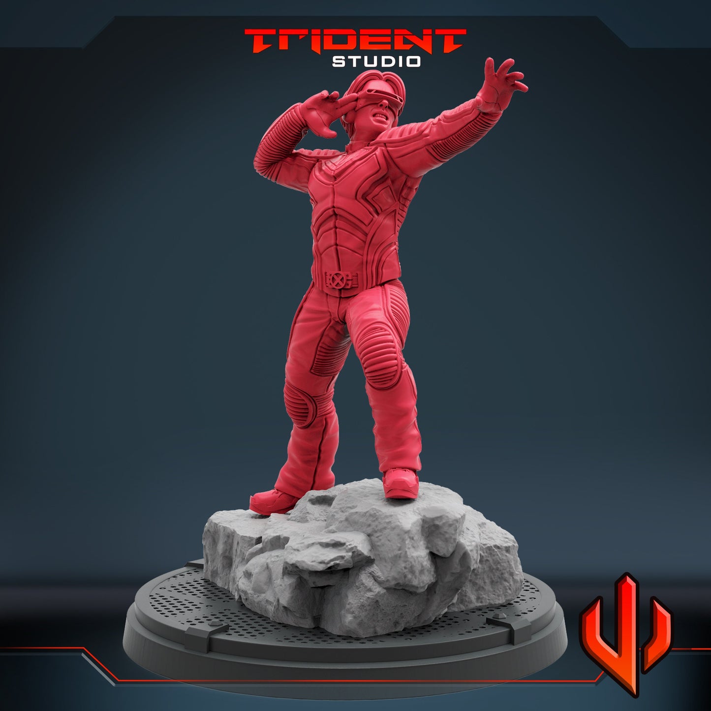 Optic Blast - A  | 40mm Crisis Protocol | Tabletop Gaming | Tabletop Miniature | Superhero | MCP