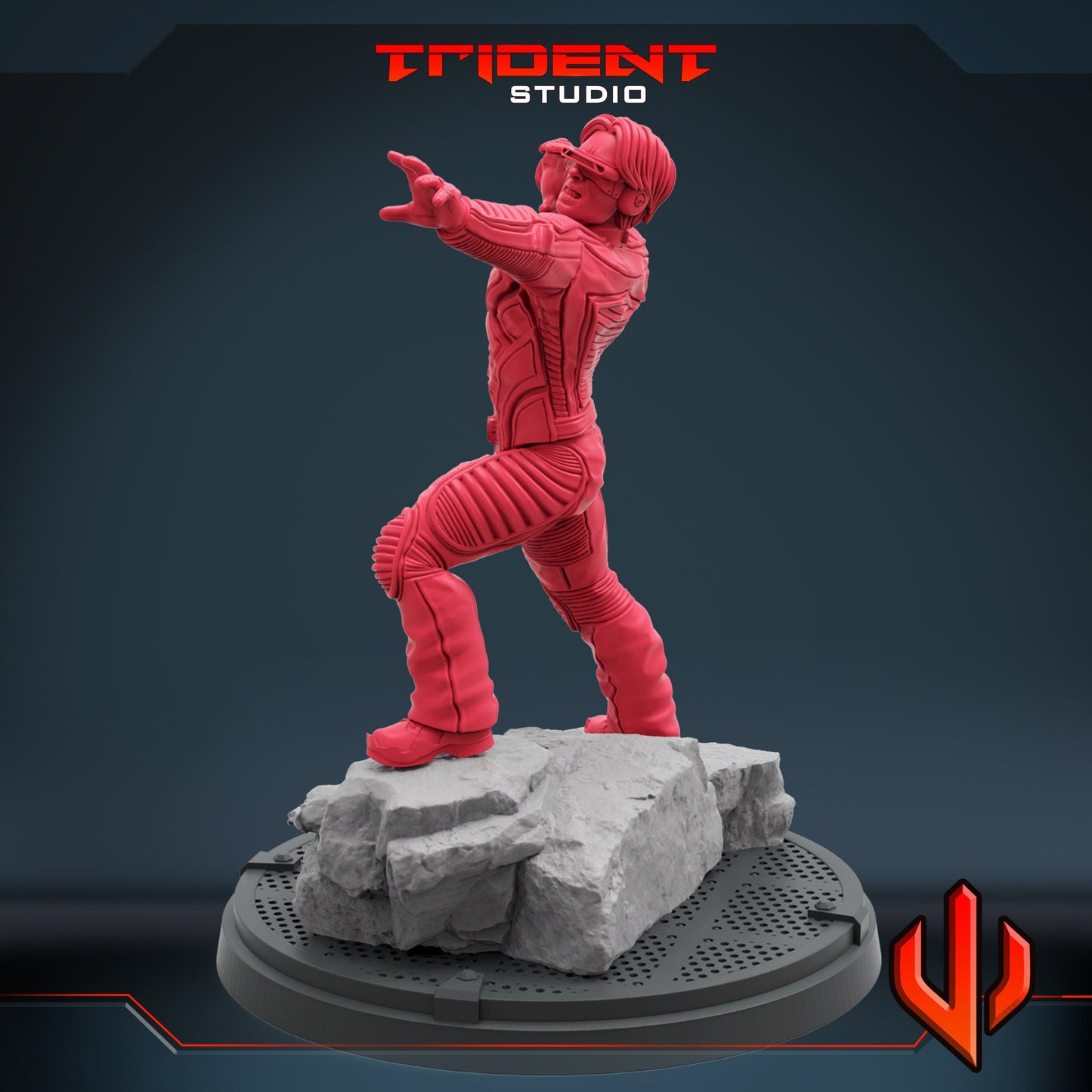 Optic Blast - A  | 40mm Crisis Protocol | Tabletop Gaming | Tabletop Miniature | Superhero | MCP