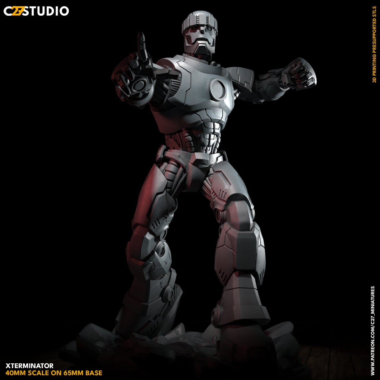 Xterminator | 40mm Crisis Protocol | Tabletop Gaming | Tabletop Miniature | Superhero | MCP