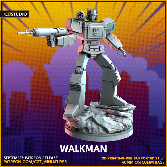 Walkman | 40mm Crisis Protocol | Tabletop Gaming | Tabletop Miniature | Superhero | MCP