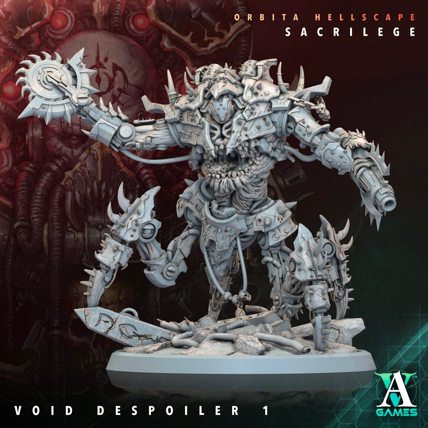 Void Despoiler - v1 | DnD Miniatures | Tabletop Gaming | Tabletop Miniature | Sci-Fi | Cyberpunk