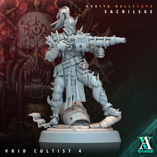 Void Cultist - v4 | DnD Miniatures | Tabletop Gaming | Tabletop Miniature | Sci-Fi | Cyberpunk